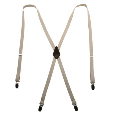 Ctm Women's Elastic Clip-end 1/2 Inch Skinny Urban Suspenders In Multi