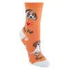 Ctm Women's My Pup Crew Novelty Socks