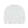 Ctm Women's Ponytail Winter Beanie Knit Hat In Multi