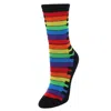 Ctm Women's Rainbow Keys Pride Novelty Socks (1 Pair) In Multi