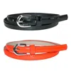Ctm Women's Skinny Dress Belt (pack Of 2 Colors) In Multi