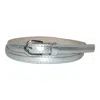 Ctm Women's Skinny Dress Belt In Silver