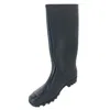 Ctm Women's Solid Color Water Resistant Rain Boots In Grey