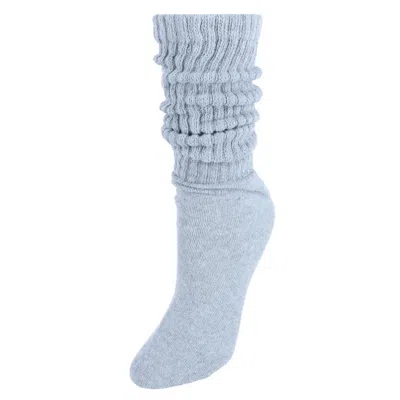 Ctm Women's Super Soft Slouch Socks (1 Pair) In Grey