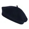Ctm Women's Wool Sustainable Anti-pill Beret In Black