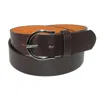 Ctm Womens Basic Bridle Belt In Brown