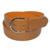 Ctm Womens Basic Bridle Belt In Multi