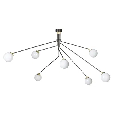 Pre-owned Cto Lighting Array Opal Pendant Light By  In Gold