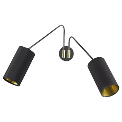 Pre-owned Cto Lighting Array Twin Cotton Wall Light By  In Gold