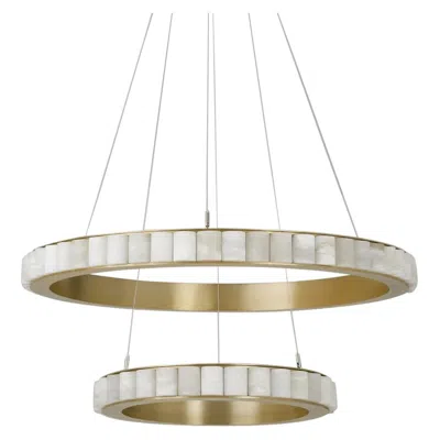 Pre-owned Cto Lighting Avalon Halo Chandelier By  In Sand