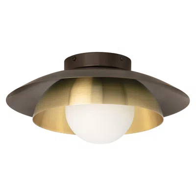 Pre-owned Cto Lighting Carapace Ceiling / Wall-mount Lamp By  In Gold