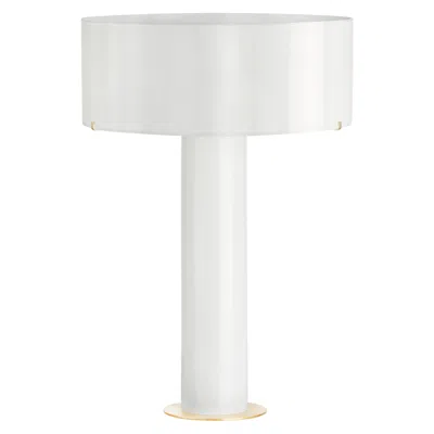 Pre-owned Cto Lighting Imperial Glass Shade Table Lamp By  In Transparent