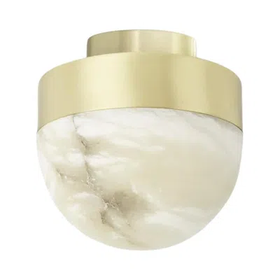 Pre-owned Cto Lighting Lucid 200 Flush Lamp By  In Sand