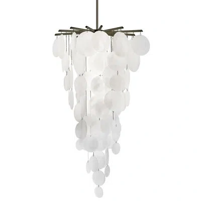 Cto Lighting Nimbus Cascade Chandelier In Dark Bronze