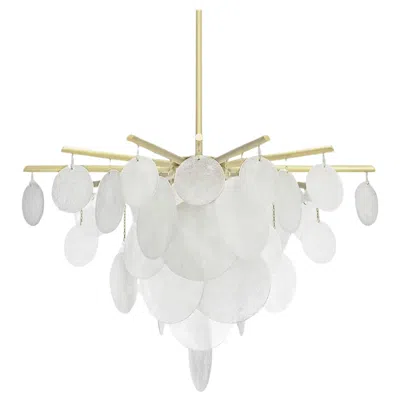 Pre-owned Cto Lighting Nimbus Round Medium Chandelier By  In Transparent