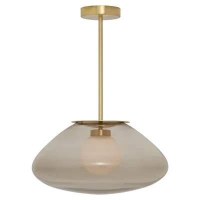 Pre-owned Cto Lighting Petra Small Pendant By  In Brown