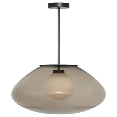 Pre-owned Cto Lighting Petra Small Pendant By  In Brown