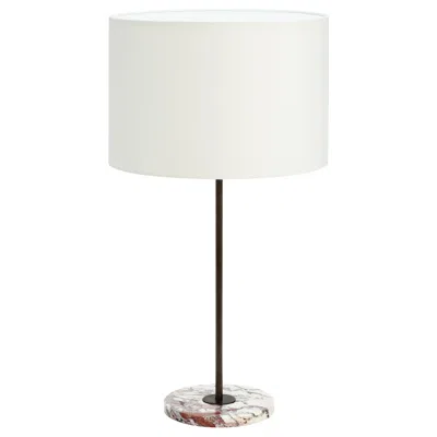 Pre-owned Cto Lighting Tall Calacatta Viola Marble Mayfair Table Lamp By  In Gold