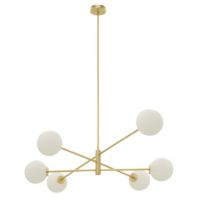 Pre-owned Cto Lighting Trevi Six Pendant By  In Sand