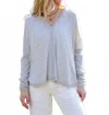 C.t.plage Button Front Cardigan In Grey In White
