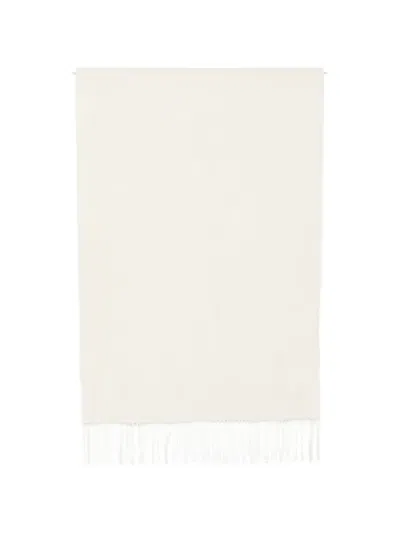 C.t.plage Fringed Cashmere Scarf In Neutral
