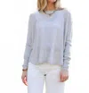 C.t.plage Pullover Sweater In Grey In Blue