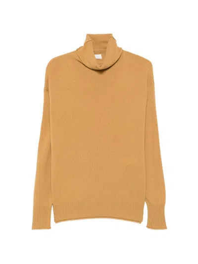 C.t.plage Roll-neck Cashmere Sweater In Orange
