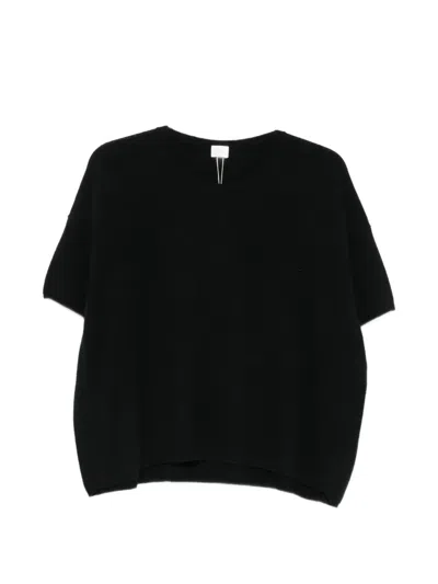 C.t.plage Short-sleeve Cashmere Sweater In Multi