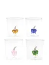 Cu I Seeyou 3d-detailing Glass Set (set Of Four) In Neutrals