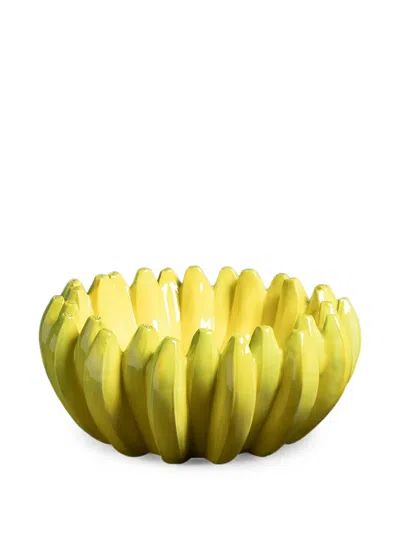 Cu I Seeyou Banana-motif Ceramic Bowl In Yellow