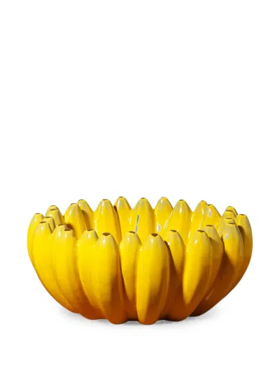 Cu I Seeyou Banana-motif Decorative Bowl In Yellow