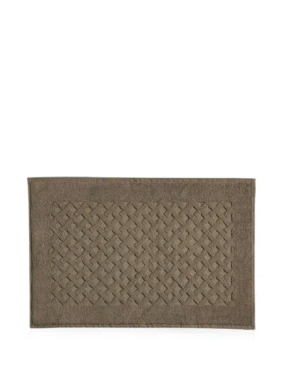 Cu I Seeyou Basket-weave Bath Mat In Braun