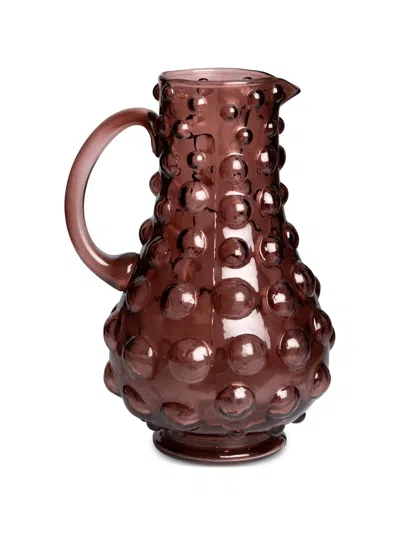 Cu I Seeyou Bubble Glass Jug In Burgundy