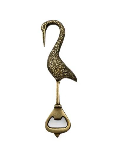 Cu I Seeyou Crane-shaped Bottle Opener In Gold