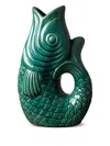 Cu I Seeyou Fish Jug In Green