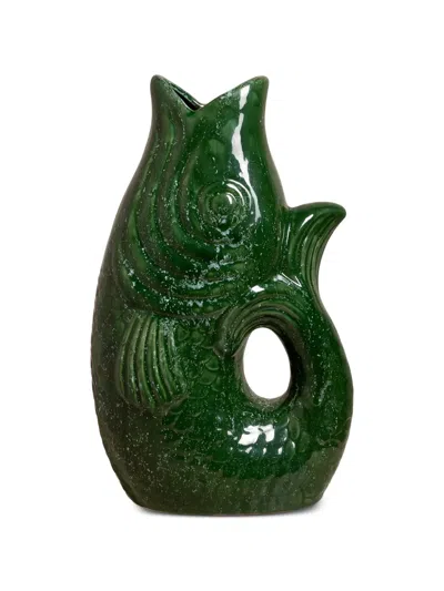 Cu I Seeyou Fish-design Vase In Green