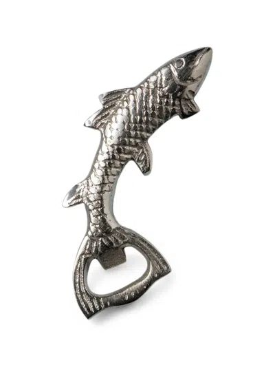 Cu I Seeyou Fish-motif Bottle Opener In Silver