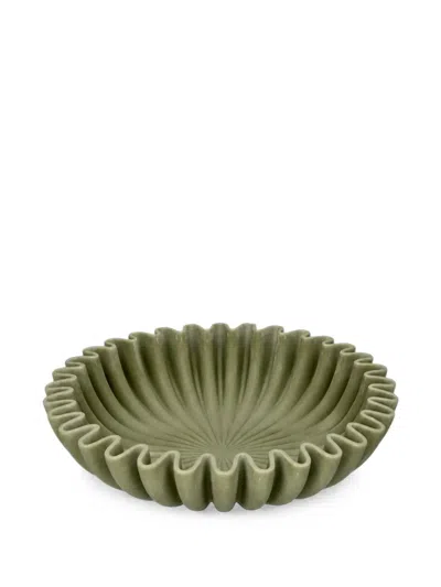 Cu I Seeyou Fluted Decorative Bowl In Green