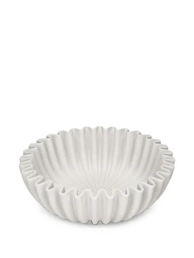 Cu I Seeyou Fluted Decorative Bowl In White