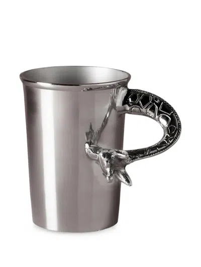 Cu I Seeyou Giraffe-handle Ice Bucket In Silber