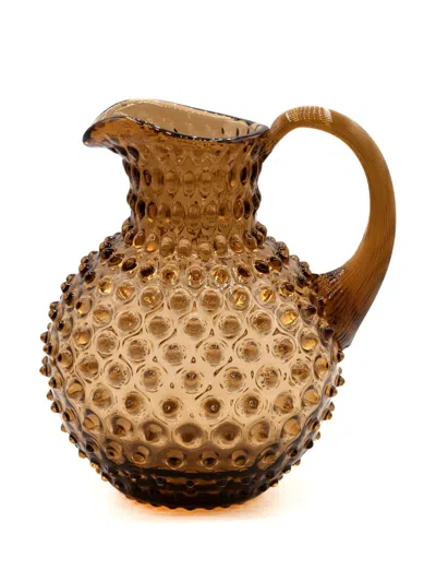 Cu I Seeyou Glass Jug In Brown