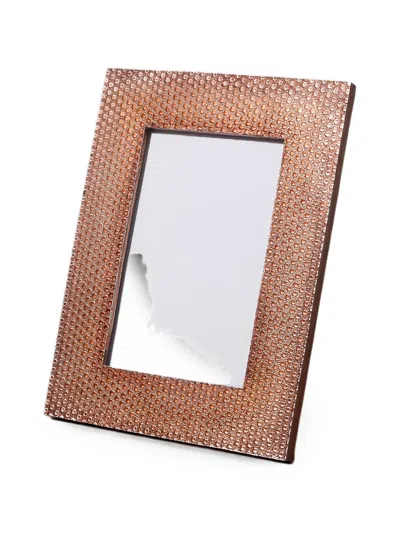 Cu I Seeyou Hammered-effect Picture Frame In Brown