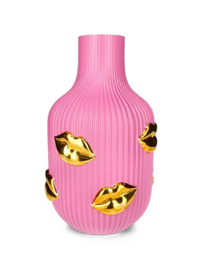 Cu I Seeyou L'amour Lips Vase In Pink