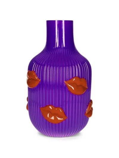 Cu I Seeyou L'amour Lips Vase In Purple