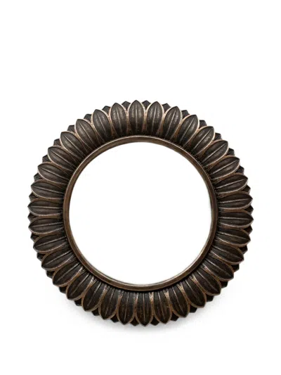 Cu I Seeyou Lotus-leaf Frame Mirror In Black