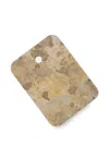 Cu I Seeyou Marble-effect Rectangular Cutting Board In Brown