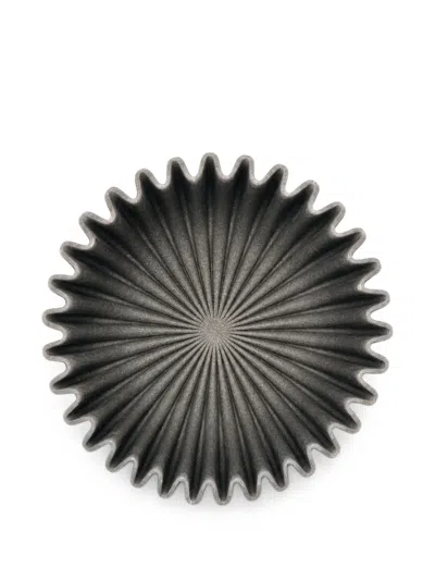 Cu I Seeyou Pleated Decorative Bowl In Gray