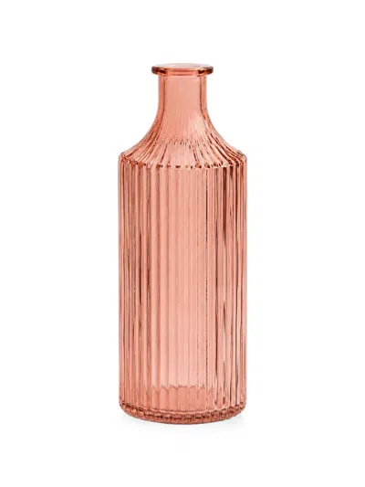 Cu I Seeyou Ribbed Glass Vase In Pink
