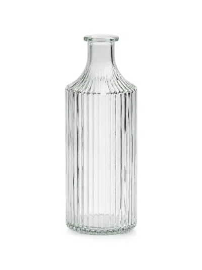 Cu I Seeyou Ribbed-glass Vase In Transparent
