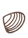 Cu I Seeyou Shell-shaped Cast-iron Trivet In 브라운